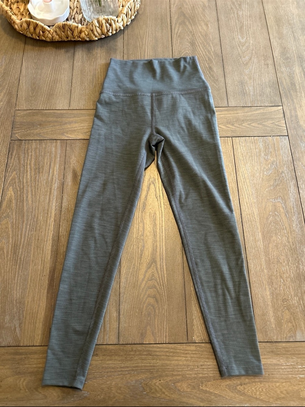 Beyond Yoga Olive Green High-Waist Leggings